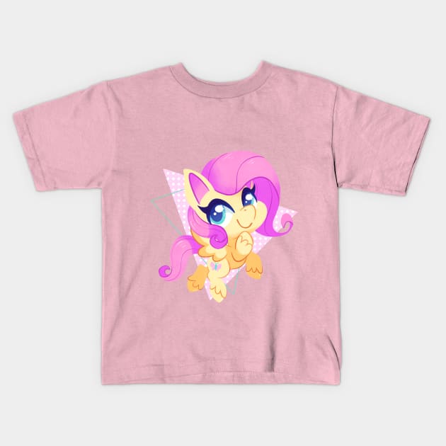 Pony Life - Flutter Kids T-Shirt by sharmie